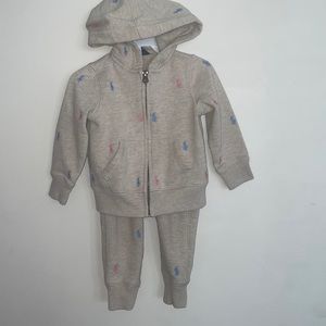 Kids polo 2 piece set